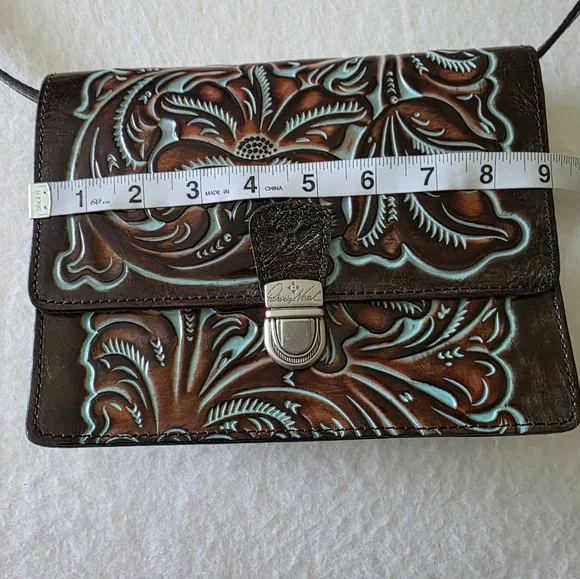 Patricia Nash‎ Leather Crossbody Bag - Picture 11 of 12